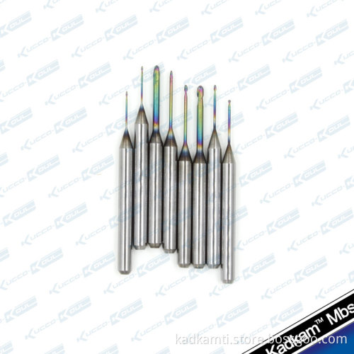 Kadkam high-tech new coated zirconia burs for Roland cad/cam system dental milling cutters pmma/wax milling burs